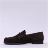 Paul Green Ruched Toe Penny Loafer - Brown Suede